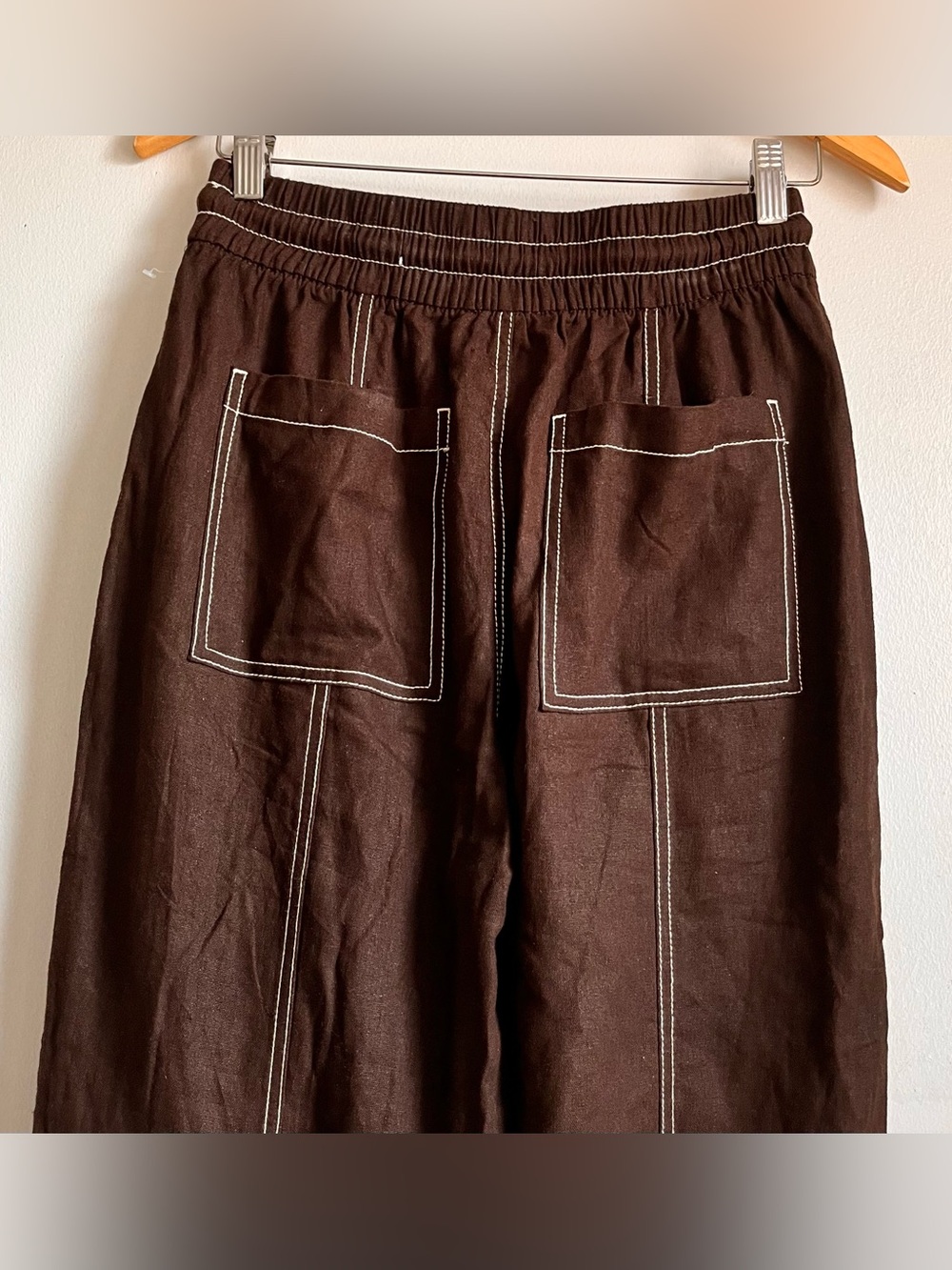 CHALME Australia Linen Blend Relaxed Leg Pant - Picture 10 of 15